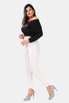 Sweet Moon Knit Cotton Yoga Leggings-Off White — thumbnail 5